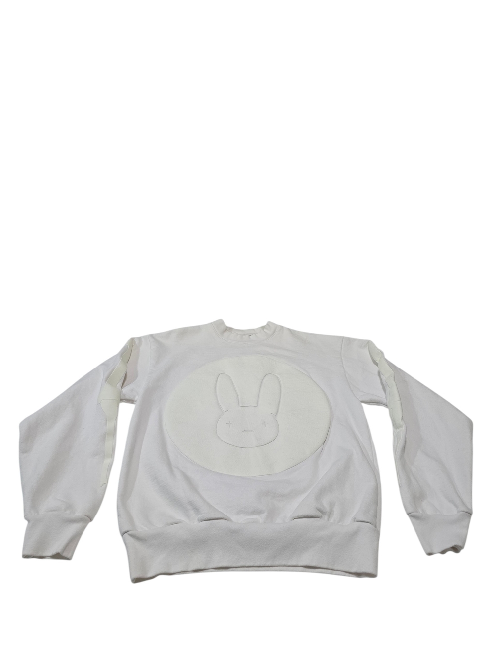 Bad Bunny EI Ultimo Tour Del Mundo Men White Glow In The Dark Crewneck Sweater S